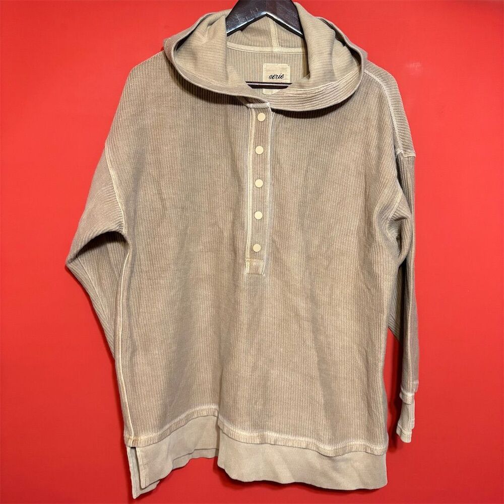 Aerie Women's Tan Hoodie Size S